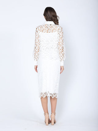 Eyelet Lace Embroidered Blouse
