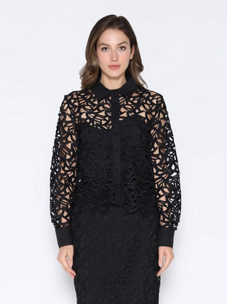 Eyelet Lace Embroidered Blouse