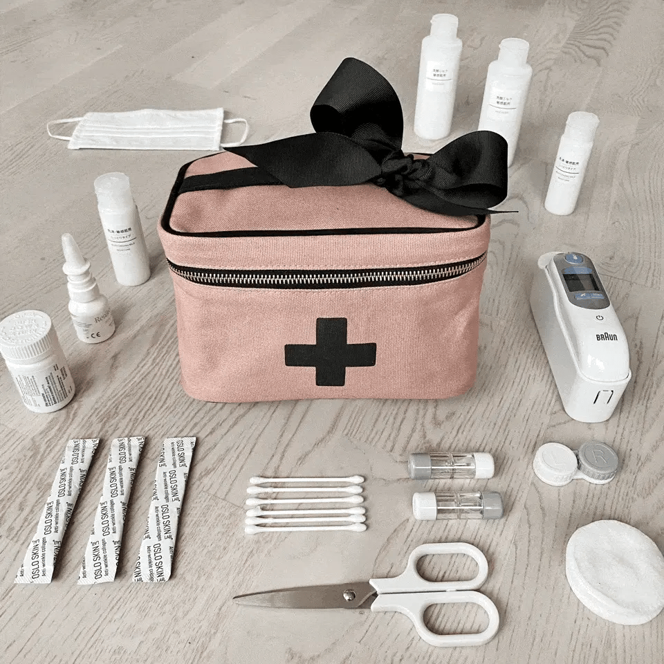 Meds and First Aid Storage Box – Pink/Blush - Glamourous Grace