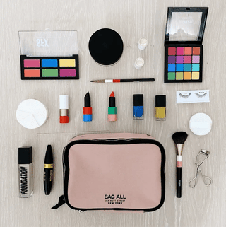 Double-Sided Makeup Case – Pink/Blush - Glamourous Grace