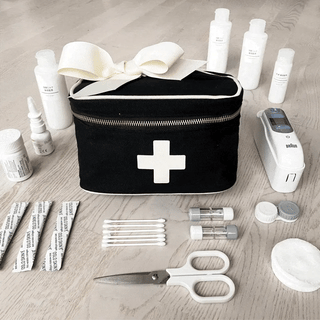 Meds and First Aid Storage Box – Black - Glamourous Grace