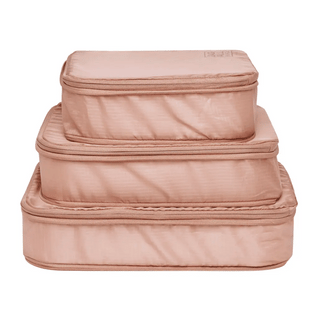 Compression Packing Cubes & Packing Bags – Recycled Nylon – 8-pack – Pink/Blush - Glamourous Grace