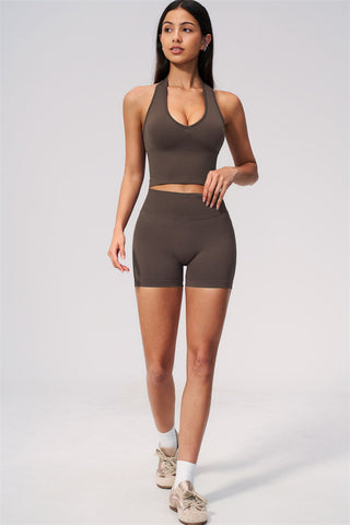 The New Allure Halter Top Shorts 2-Piece Set