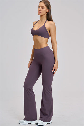 The Zestful Sports Bra Flared Leggings 2-Piece Set