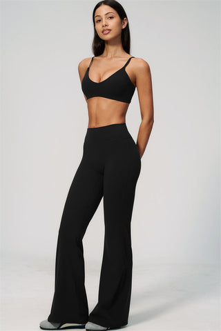 The Zura Sports Bra Flared Leggings 2-Piece Set