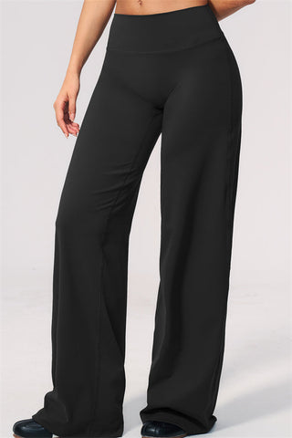 The Twirl Open Back Sports Bra Straight Leg Pants 2-Piece Set