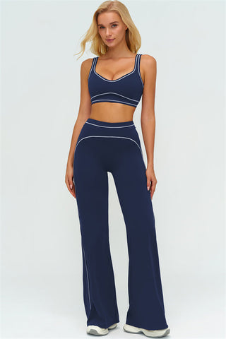 The Amara Sports Bra Flared Leggings 2-Piece Set