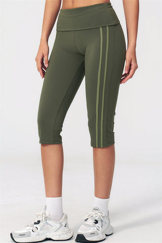 The Evoke Crop Top Capri Leggings 2-Piece Set