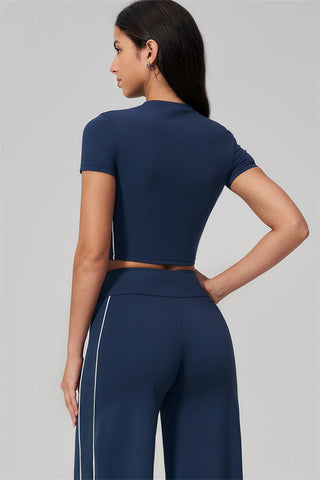The Breathe T-shirt Straight Leg Pants 2-Piece Set