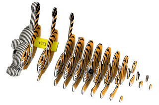 EUGY Tiger 3D Puzzle