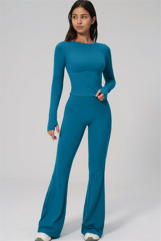 The Rapture Long Sleeve T-shirt Flared Leggings 2-Piece Set