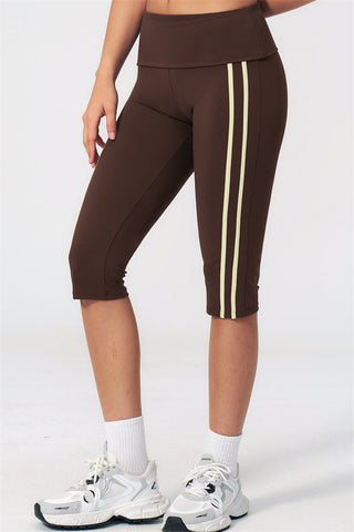 The Evoke Racerback Sports Bra Capri Leggings 2-Piece Set