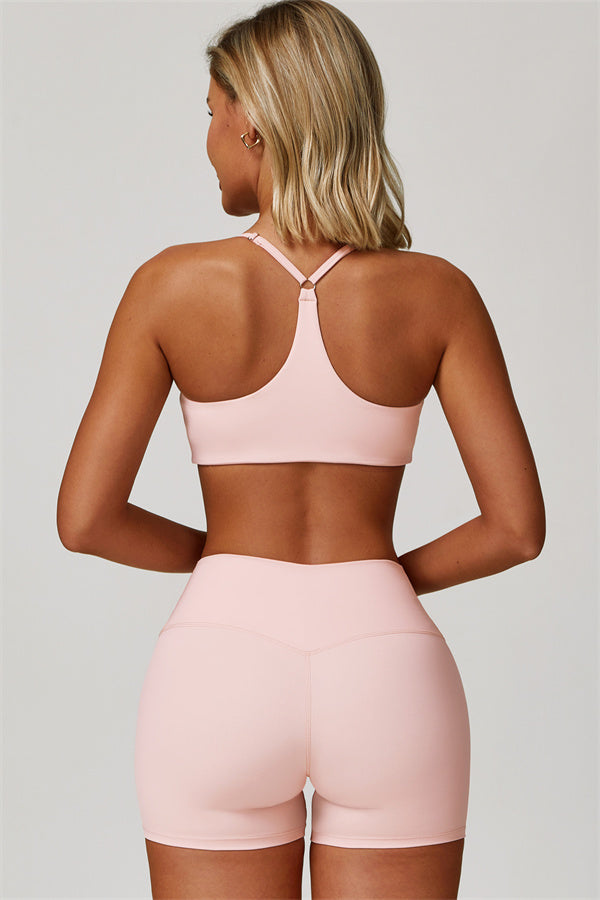 The Refresh Sports Bra Shorts 2-Piece Set - Glamourous Grace