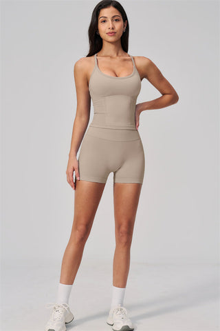 The Horizon Crop Top Shorts 2-Piece Set