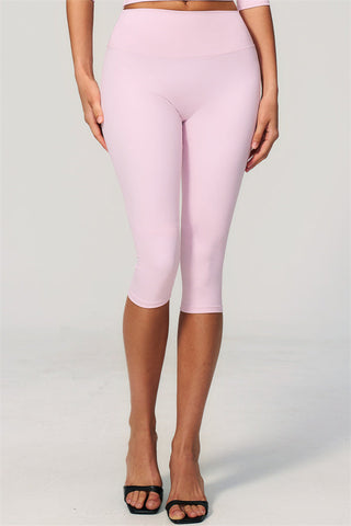 The Natalia Half-Sleeve Top Capri Leggings 2-Piece Set