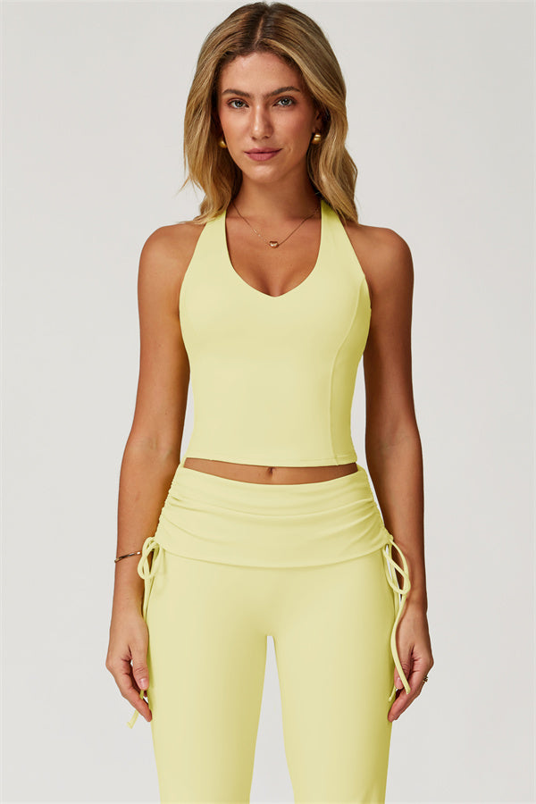 The Echo Tank Top Flared Leggings 2-Piece Set - Glamourous Grace