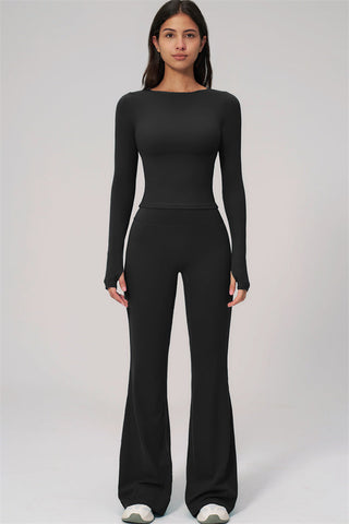 The Rapture Long Sleeve T-shirt Flared Leggings 2-Piece Set