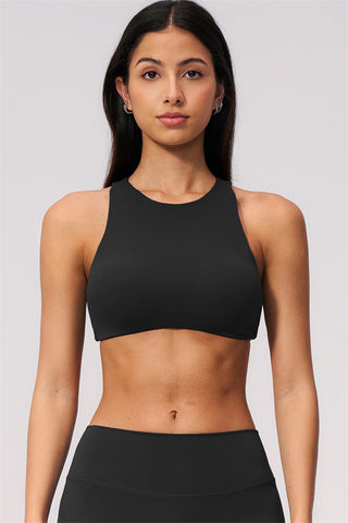 The Twirl Open Back Sports Bra Capri Leggings 2-Piece Set