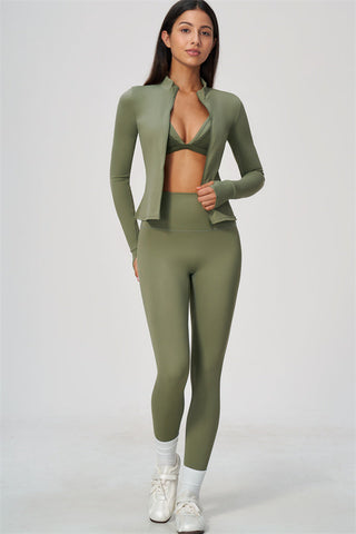 The Seraphine Jacket Sports Bra Leggings 3-Piece Set