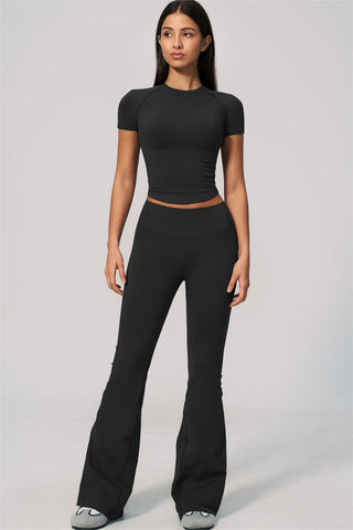 The Velvetine Flared Leggings