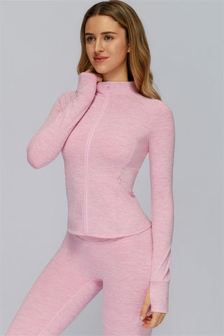 The Radiance Jacket Racerback Sports Bra Leggings 3-Piece Set