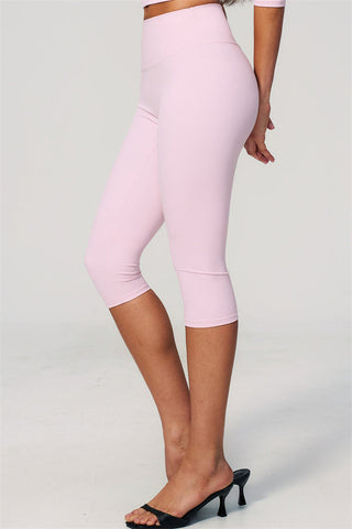 The Natalia Half-Sleeve Top Capri Leggings 2-Piece Set