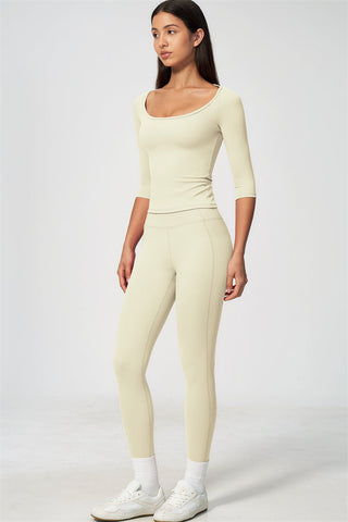 The RiseFit Half-Sleeve T-Shirt Leggings 2-Piece Set