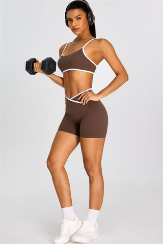 The Dwell Sports Bra Shorts 2-Piece Set