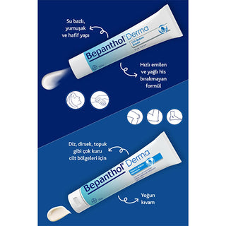 Bepanthol Skin Care Cream: Daily Face & Hand Moisturizer for Dry Skin | ProVitamin B5, Non-Greasy Formula for Skin Barrier Protection - Glamourous Grace