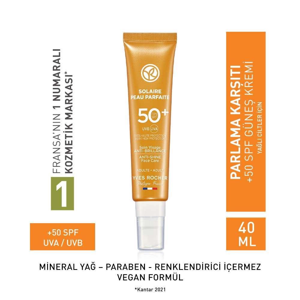 Yves Rocher SPF 50+ Sunscreen - Anti-Aging, Non-Greasy, Dermatologically Tested - Solaire Peau Parfaite - Glamourous Grace