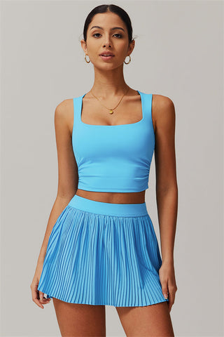The Balance Crop Top Tennis Skirt 2-Piece Set
