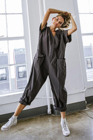 SAY IT AGAIN WOVEN JUMPSUIT - Glamourous Grace