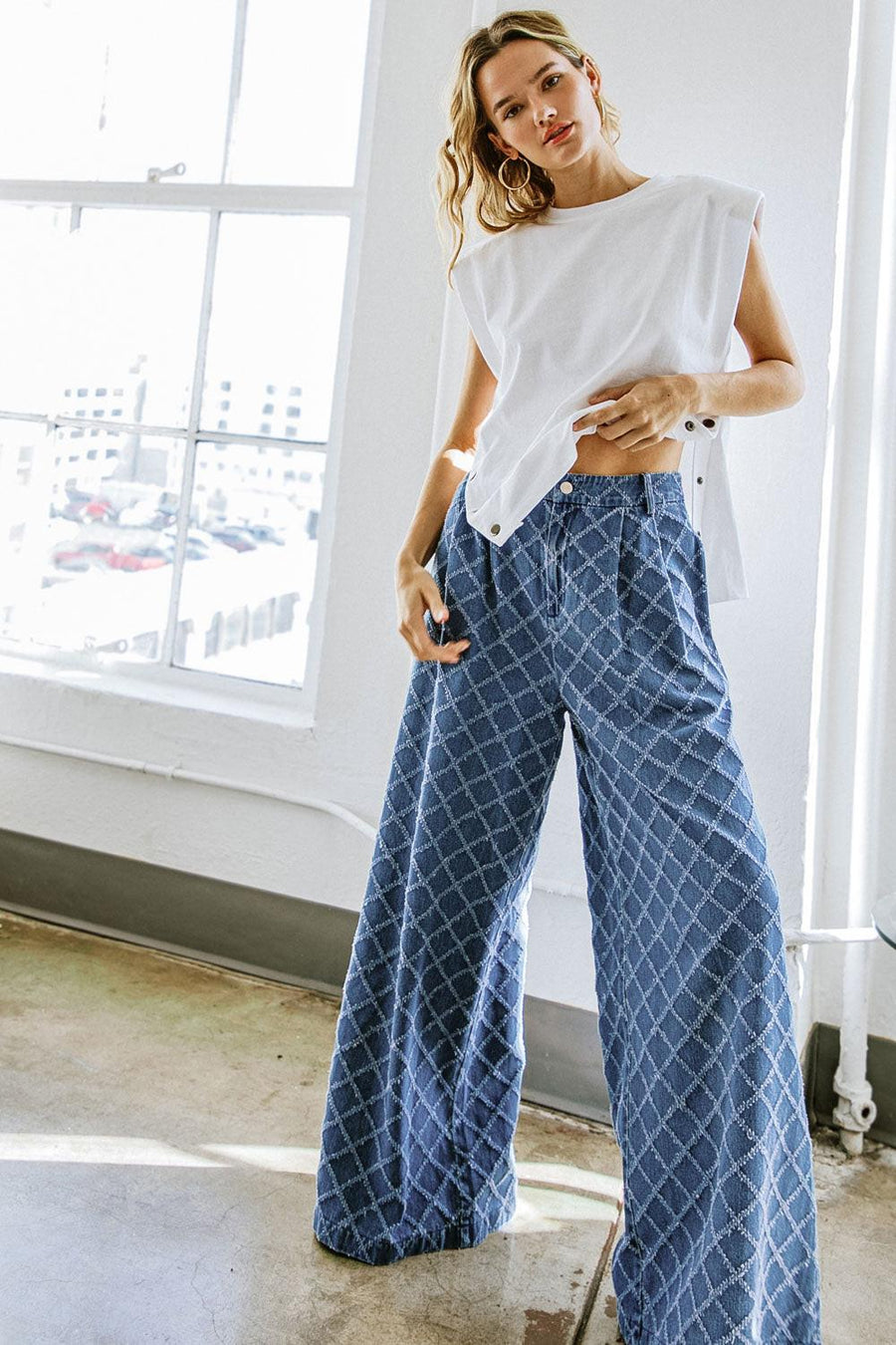 IT'S A SECRET DENIM PANTS - Glamourous Grace