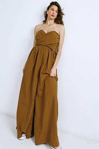 THINK ABOUT ME WOVEN JUMPSUIT - Glamourous Grace