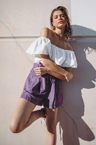 TIME FOR SOMETHING WOVEN TOP - Glamourous Grace