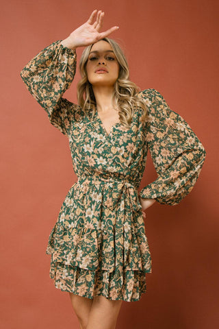 CARE TO DANCE WOVEN MINI DRESS - Glamourous Grace