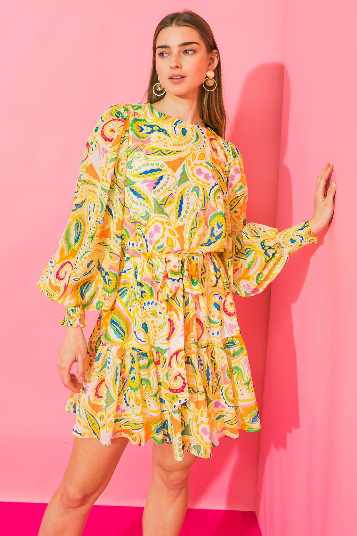 WISH FOR MORE WOVEN MINI DRESS - Glamourous Grace