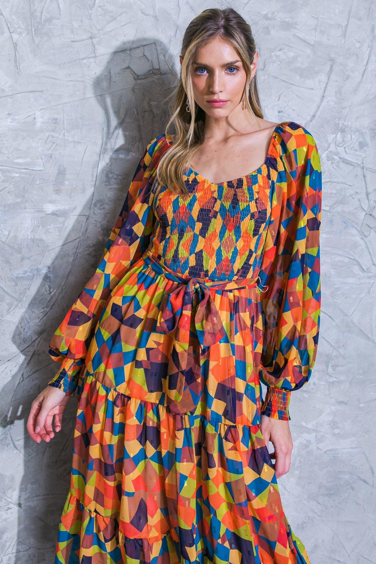 NOTHING WAS THE SAME WOVEN MIDI DRESS - Glamourous Grace