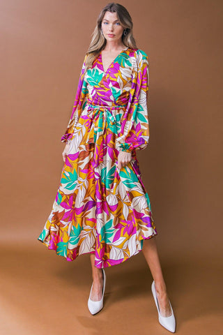CAREFREE CONFIDENCE WOVEN MIDI DRESS - Glamourous Grace