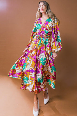 CAREFREE CONFIDENCE WOVEN MIDI DRESS - Glamourous Grace