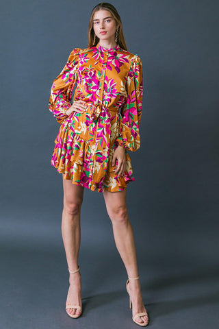 JUST BELIEVE IN ME WOVEN MINI DRESS - Glamourous Grace