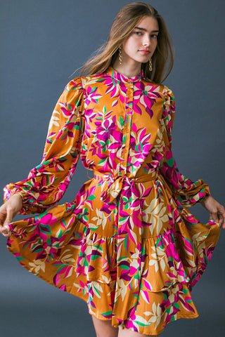 JUST BELIEVE IN ME WOVEN MINI DRESS - Glamourous Grace