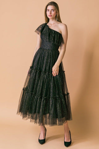 SOME FRESH AIR FUCHSIA TULLE MIDI DRESS - Glamourous Grace