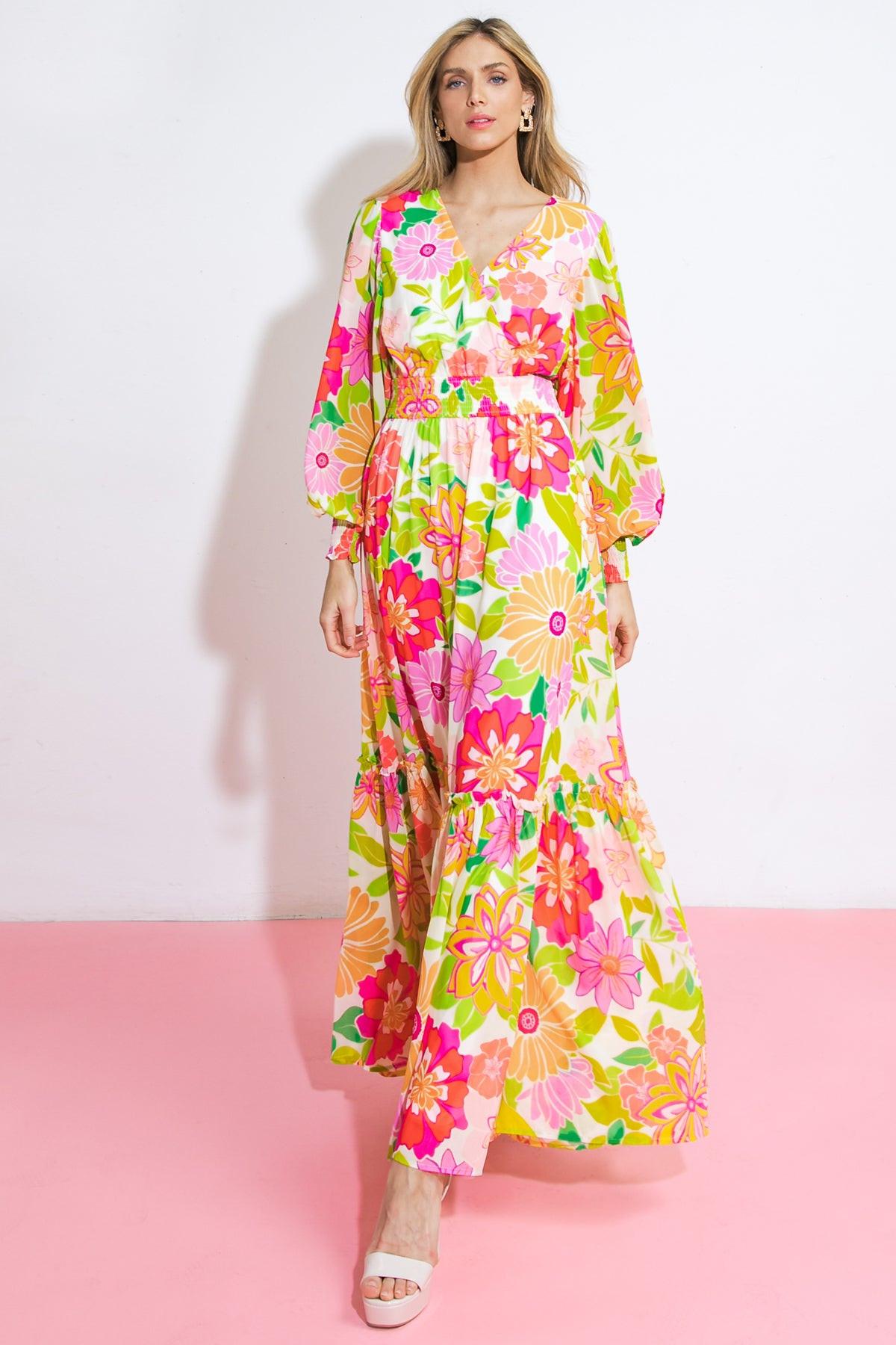 HEADING UPTOWN WOVEN MAXI DRESS - Glamourous Grace