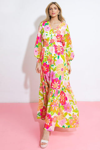 HEADING UPTOWN WOVEN MAXI DRESS - Glamourous Grace