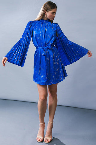MESMERIZING ELEGANCE WOVEN MINI DRESS - Glamourous Grace