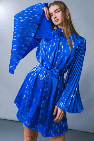 MESMERIZING ELEGANCE WOVEN MINI DRESS - Glamourous Grace