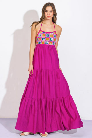 AFTER PARTY WOVEN MIDI DRESS - Glamourous Grace