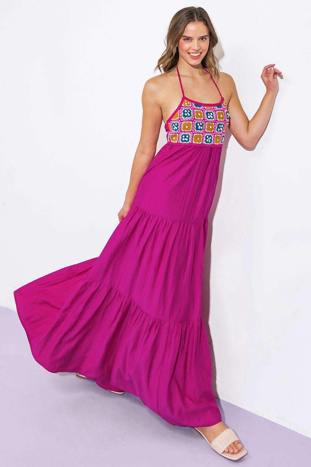 AFTER PARTY WOVEN MIDI DRESS - Glamourous Grace