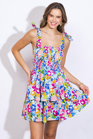 WITHOUT FAIL WOVEN MINI DRESS - Glamourous Grace